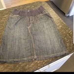 Gap Maternity Jean Skirt